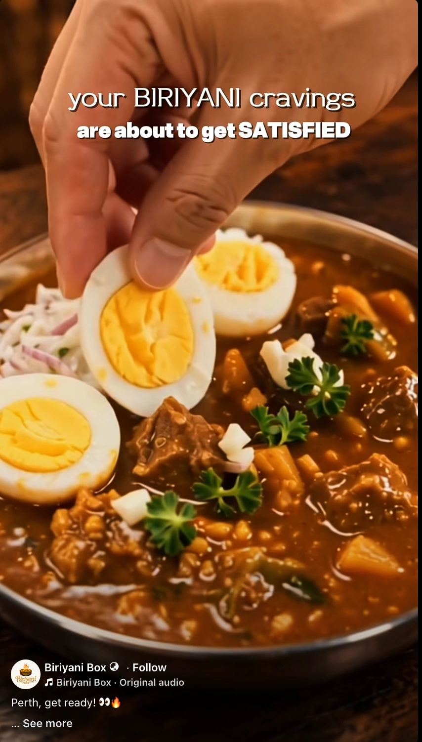 Biriyani Box food showcase